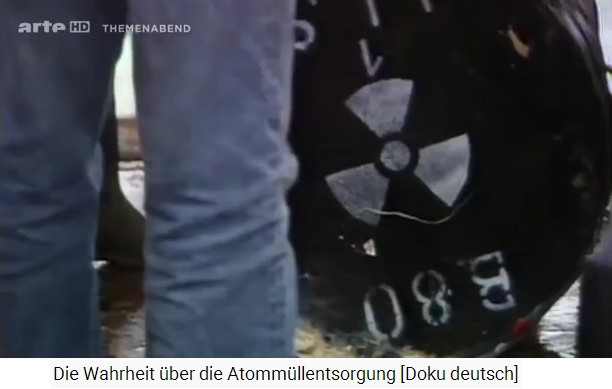 Mitte der 1980er
                  Jahre: Ein gehobenes Atomm�llfass vom Meeresgrund