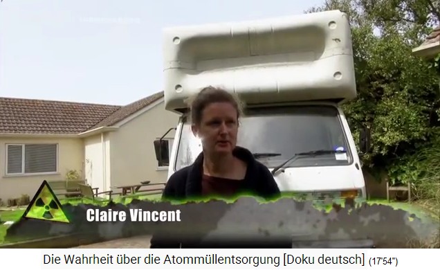 Zeugenaussage von Claire Vincent auf Alderney
                  Island, sie erz�hlt �ber Krebsf�lle auf der Insel