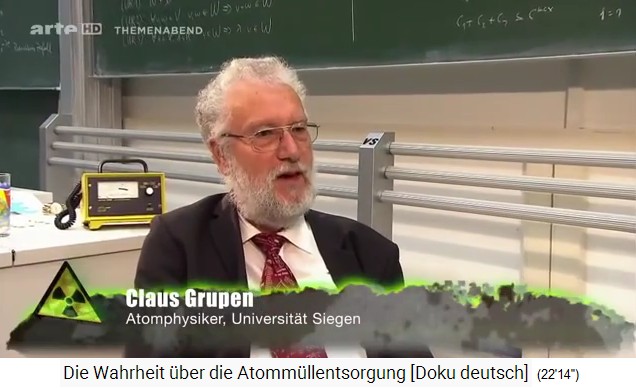 Claus Grupen, Atomphysiker in
                  Siegen (Deutschland)