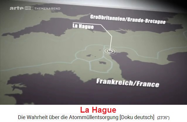 Karte: La Hague an der
                  Atlantikk�ste in Frankreich am �rmelkanal