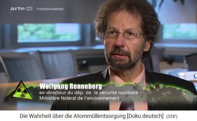 Wolfgang Renneberg, Ex-Direktor des Ministeriums
                  f�r Nuklearsicherheit in Germany