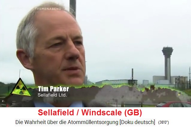 Sellafield (GB): Tim Parker behauptet, die
                  Leuk�mie bei den Kindern in der Region Sellafield sei
                  nicht durch die Wiederaufbereitungsanlage verursacht