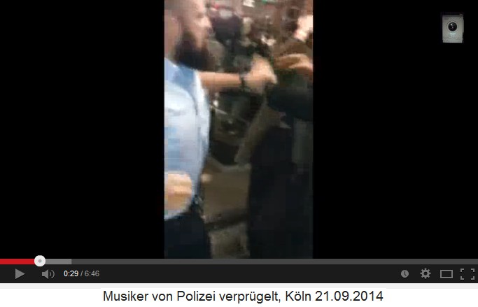 Kölner Scharia-Polizist verprügelt
                              Musiker 05