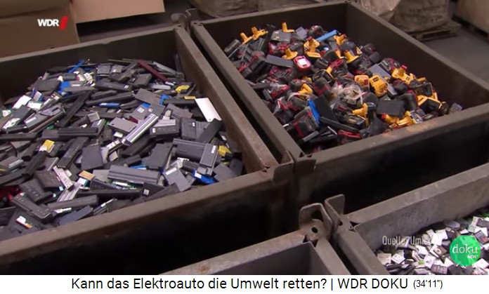 Antwerpen, Recyclinganlage
                        "Umicore" mit gesammelten
                        Lithium-Batterien von Laptops und Lithium-Akkus
                        von Handys