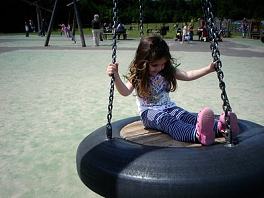 Tire swing 19 with
                            installed wooden bottom, criminal
                            "USA"