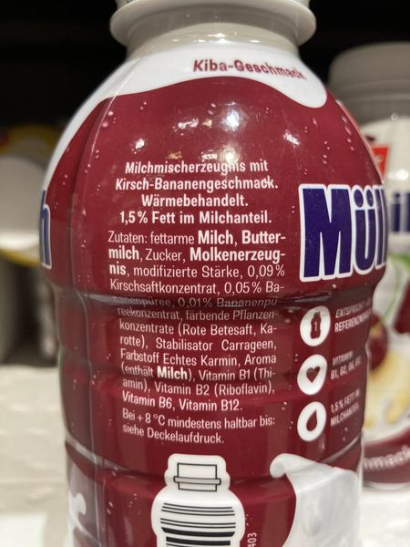 M�llerMilch am
                    4.2.2.2023: Roter Farbstoff "Echtes
                    Karmin" aus der Cochenilleschildlaus
