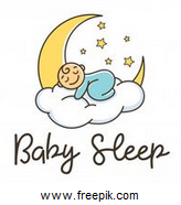 Cartoon 01: Baby
                          schl�ft auf Wolken - von www.freepik.com