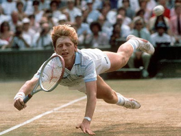 Boris Becker
                                imponierte als sportliches Vorbild im
                                Tennis unter anderem durch seinen
                                regelmässig angewandten Hechtsprung und
                                machte als Sportler auch immer einen
                                bescheidenen Eindruck. Im "Leben
                                danach" - nach der Sportlerkarriere
                                - blieb er dann aber bei seinen
                                "Hechtsprüngen" bzw. er muss
                                in seinem Leben nun viel zwischen seinen
                                Frauen und Kindern herumreisen und
                                weitere "Hechtsprünge"
                                leisten...