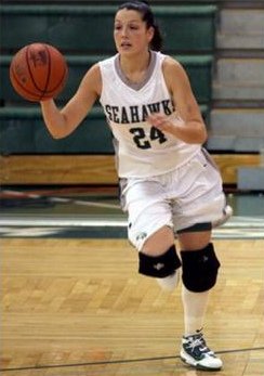 Megan
                Mahoney, wunderbare Frau spielt Basketball