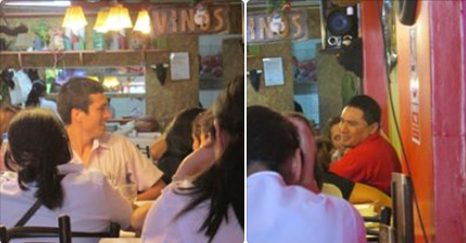 W�hrend des Massagekurses 2015-2016 waren die
                      anderen Teilnehmerinnen laufend von Mossad-Agenten
                      kontrolliert und mussten nach dem Kurs in einem
                      Restaurant Auskunft geben, und die Mossad-Agenden
                      hetzten gegen meine Person, hier im Restaurant
                      Avenida Izaguirre am 11.1.2016