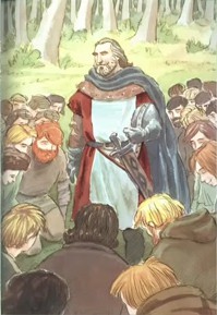King Richard
              Lionheart visits Robin Hood's group