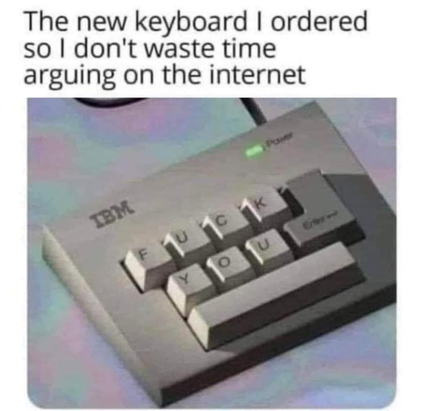 Fuck You-Tastatur am
                31.12.2024