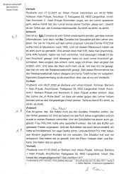 Protokoll der Einvernahme ber
                                  die kriminellen Steiner-Frauen Polyak
                                  und Gautschi vom 22. Mai 2007 (Seite
                                  3)