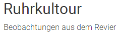 Ruhrkultour online,
              Logo