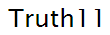 Truth 11 online, Logo