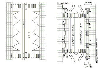 Umbau Tramstation
mit Velowegen hinten durch Umbau
Tramstation mit Velowegen hinten
durch