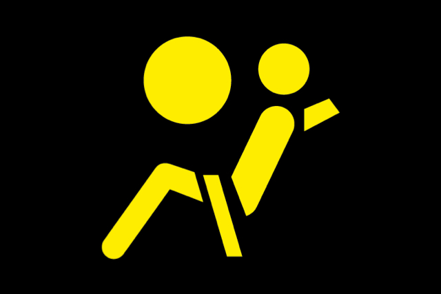 Gelbes Symbol
                              Gurtproblem oder Airbagproblem