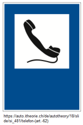 87. Telefonstation (SOS) (Art. 62)