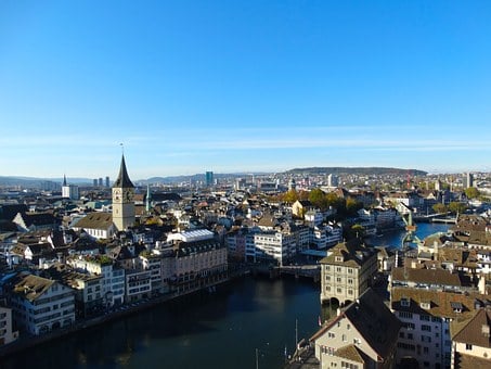 Zürich, Sicht auf die Limmat