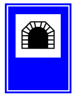 Verkehrszeichen: Hinweissignal Tunnel