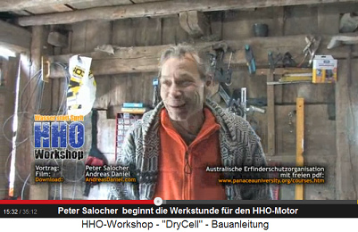 Peter Salocher im Werkraum