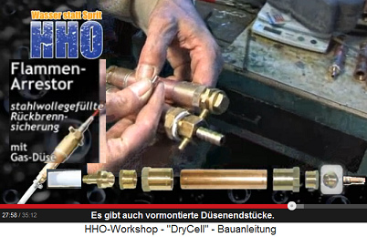 Es gibt auch vormontierte D�senendst�cke