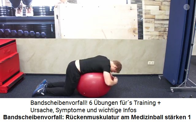 Mit einem Medizinball die R�ckenmuskulatur
                      aufbauen
