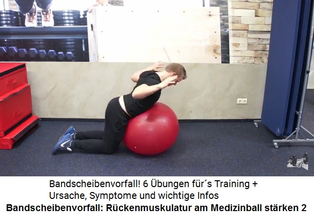 Mit einem Medizinball die R�ckenmuskulatur
                      aufbauen 02