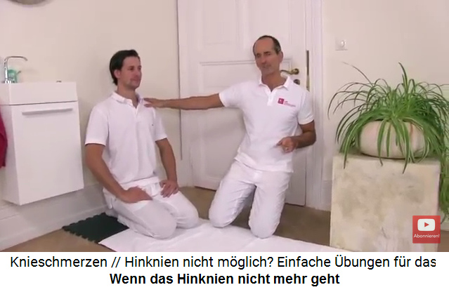 Manche Leute k�nnen
                        sich nicht mehr schmerzfrei hinknien