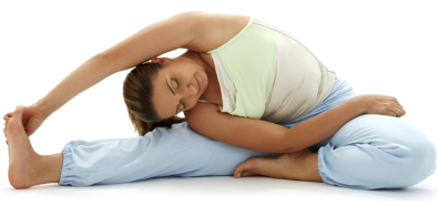 Joga: 1 Bein beugen und
                      die Oberseite dehnen - 1 Bein strecken und den
                      Fuss anziehen und so die Bein-R�ckseite dehnen
                      [11]