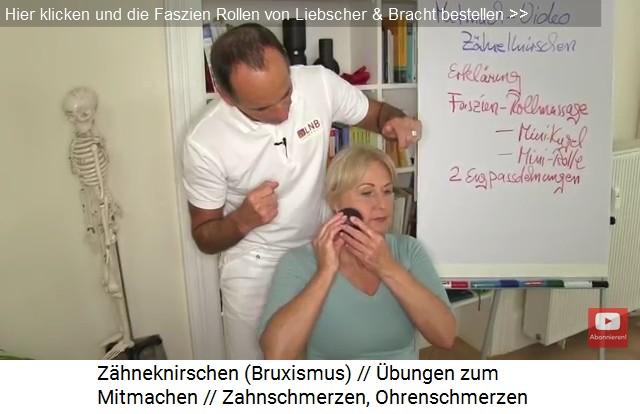 Massage gegen Bruxismus und
                  Ohrenschmerzen: Die kleine Massagekugel massiert den
                  Kaumuskel von oben �ber die Schl�fe hinweg in
                  spiralf�rmigen Bewegungen