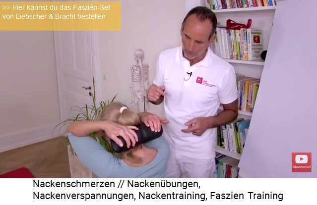 Massage gegen Nackenschmerzen mit Nackenrolle 02
                am Nacken