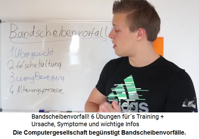 Die
                              Comoputergesellschaft verh�lt sich gegen
                              Bandscheiben mit �bergewicht, falsche
                              Haltung, kaum Bewegung, hohes Alter