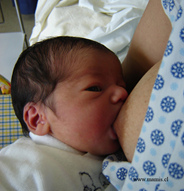 Lactancia, pecho con beb�