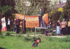 Rede einer Vertreterin der Gr�nen f�r
                          eine Zukunft ohne Auto-Wahn