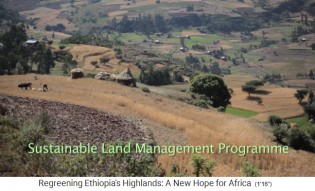 �thiopiens
                        Regierung hat ein Regierungsprogramm f�r eine
                        nachhaltige Landwirtschaft aufgelegt, das
                        "Sustainable Land Management
                        Programme"
