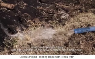 Das Wasser erreicht das Feld