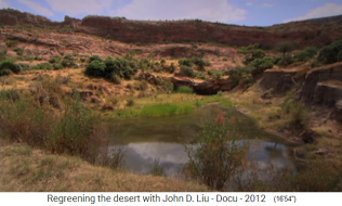 �thiopien,
                    das regenerierte Dorf Abraha Atsebaha mit Weihern im
                    Hochland 01