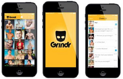 Grindr-Internet-Kontaktportal mit Schwerpunkt Schwule
