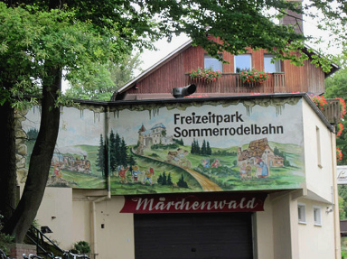 Tobog�n de trineo en Ibbenbueren 01, la
                            entrada, Westfalia, Alemania