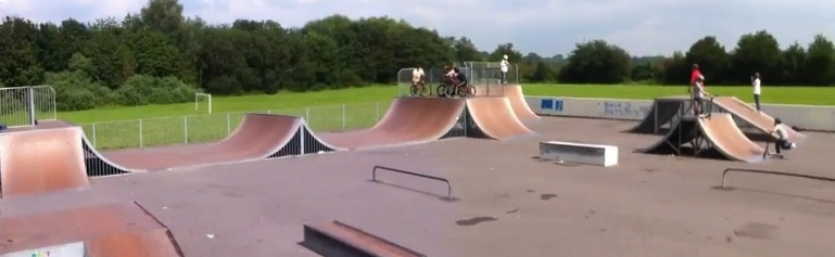 Skatepark
                            Newport, England, Panorama