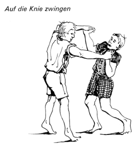 In die Knie zwingen