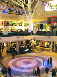 Centro comercial, en
                        ingl�s "shopping mall" o
                        "shopping mall", aqu� en Westfield en
                        Londra