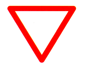 Vortrittsignal / Verkehrszeichen Kein
                      Vortritt